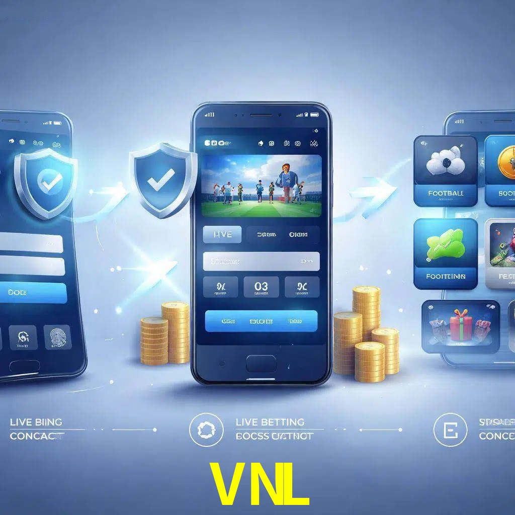 Pasos de acceso a la app VNL en pantalla de teléfono móvil